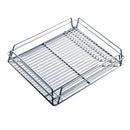 Glass Basket White PVC 14x17"