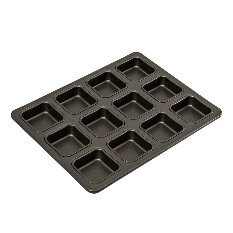 Bakemaster 12cup Square Brownie Pan