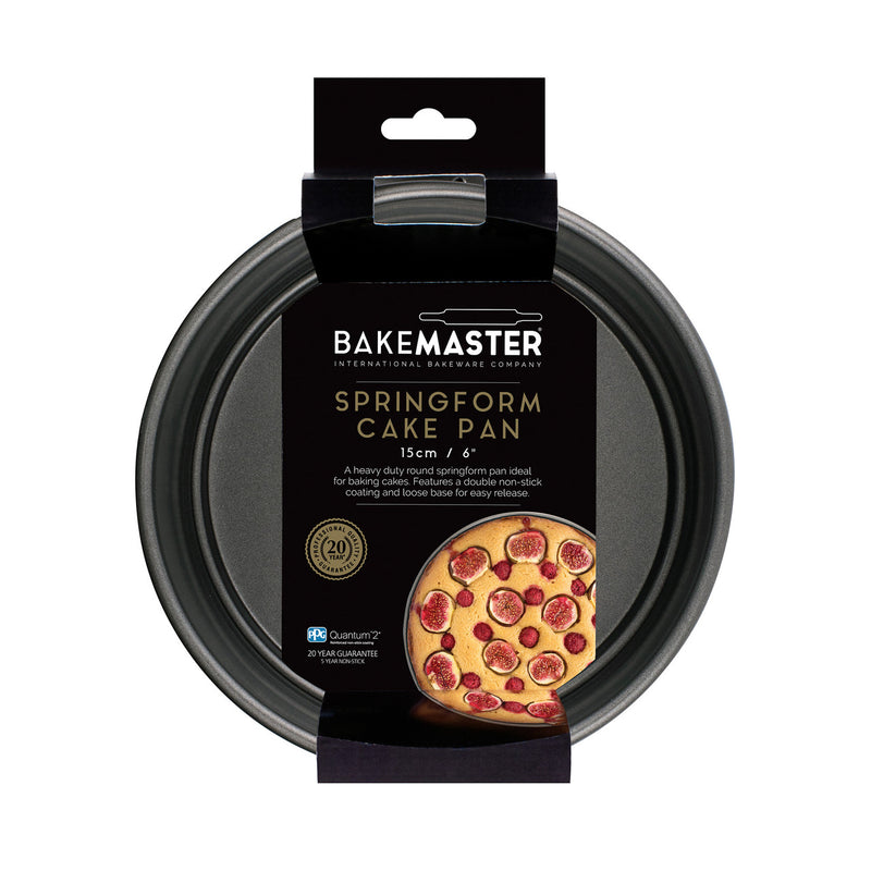 Bakemaster - Springform Cake Tin Rnd Non Stick 15x6cm