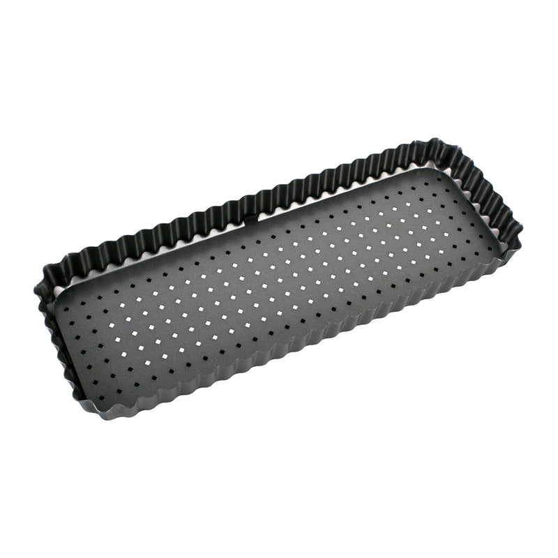 Bakemaster Perfect Crust L/Base Rec Flan/Quiche Pan 36x13x3.5cm