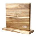 Magnetic Knife Stand - Dbl Sided, Acacia Wood