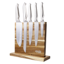 Magnetic Knife Stand - Dbl Sided, Acacia Wood