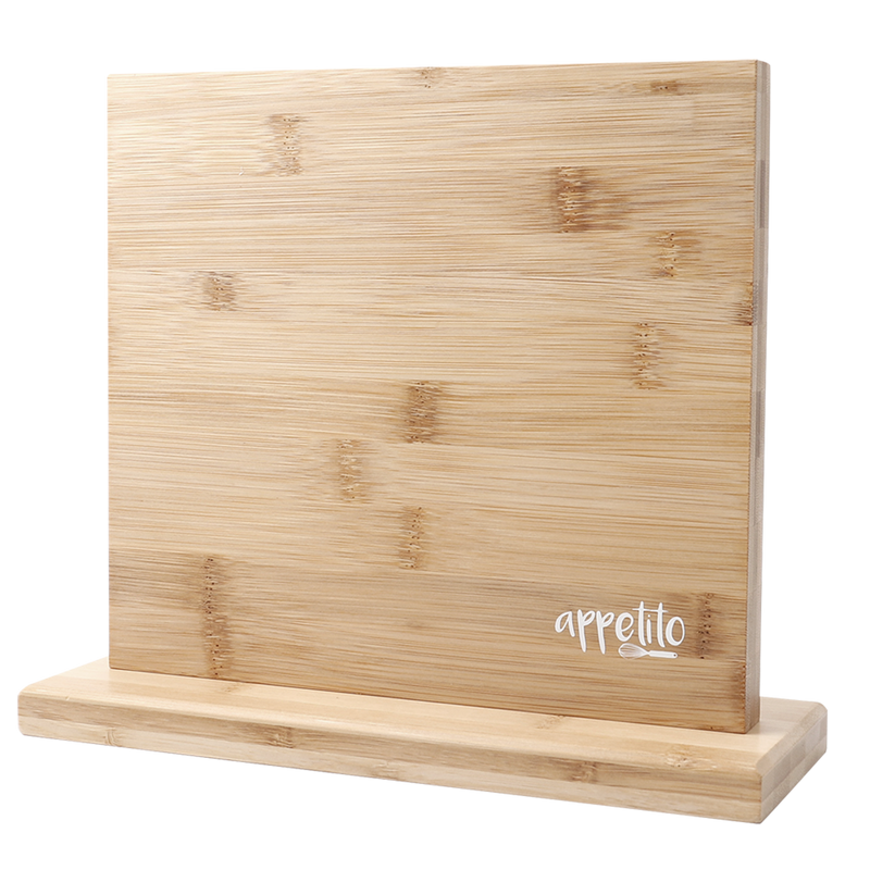 Magnetic Knife Stand - Dbl Sided, Bamboo