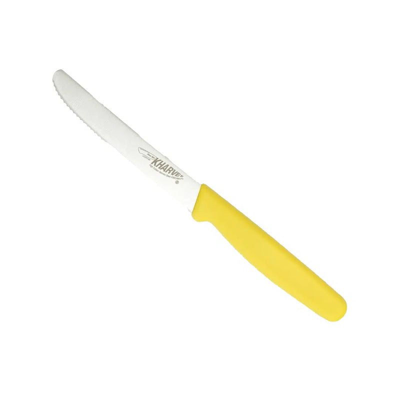 Kharve® Knife Serr 10cm - Yellow