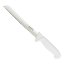 KH KHARVE BREAD KNIFE SERRATED 20CM WHITE HANDLE