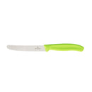 Steak Knife Serr Rnd Tip 11cm Lime Green