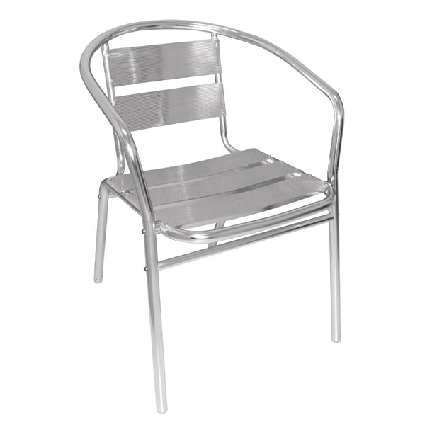 Bolero Armchair Alu. - 53Wx58Dx73.5Hcm (Pack 4)