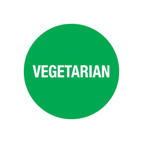 Label - Food Advisory - Vegetarian