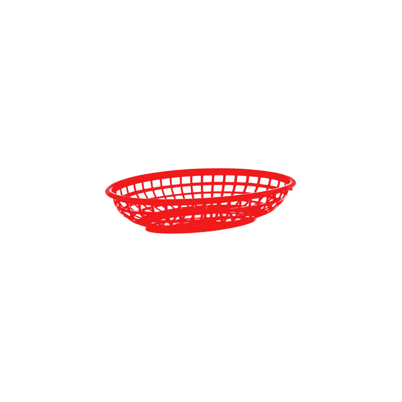 Bread Basket PP Rect - Red 235x150x47mm