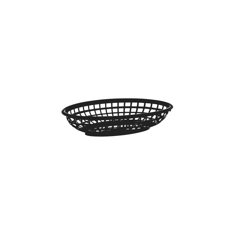 Bread Basket PP Rect - Black 235x150x47mm