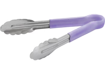 Tong - S/S - 230mm - Purple Handle