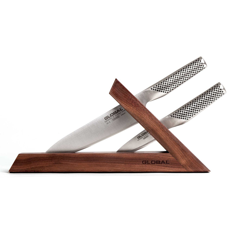 Global 3 Piece Knife Block Set - Niigata