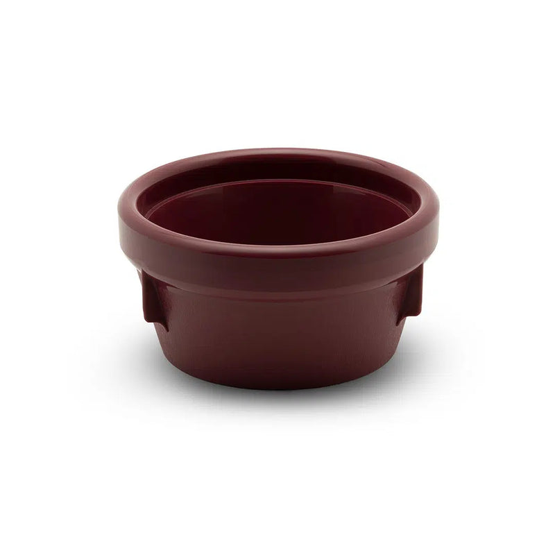 Bowl Insulated Burgundy 125mm