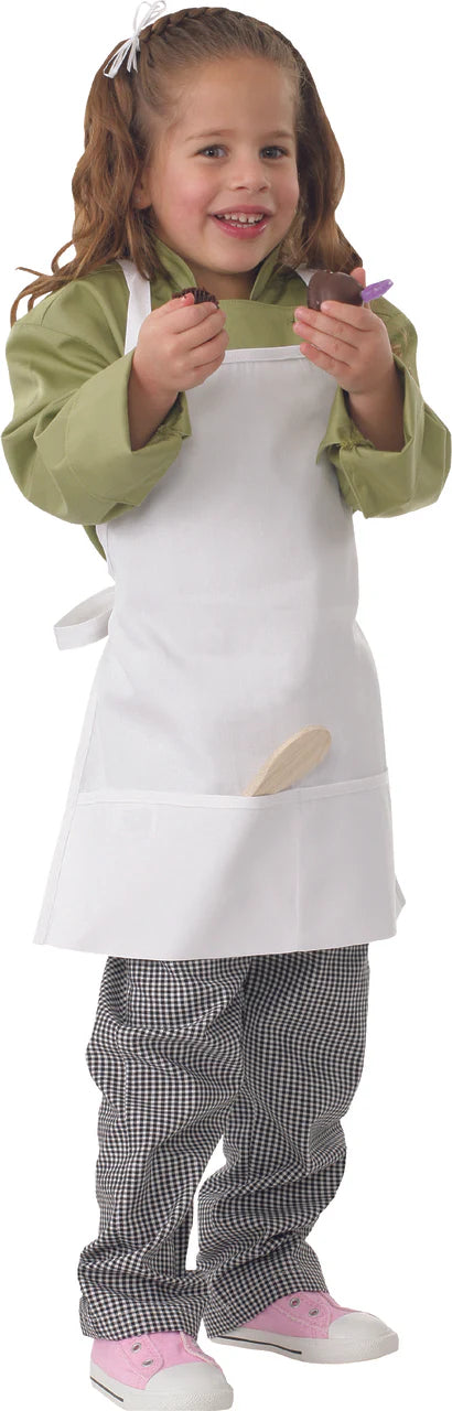 White Kid's Chef Apron