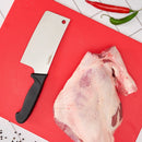 KH KHARVE MEAT CLEAVER 18CM BLACK HANDLE