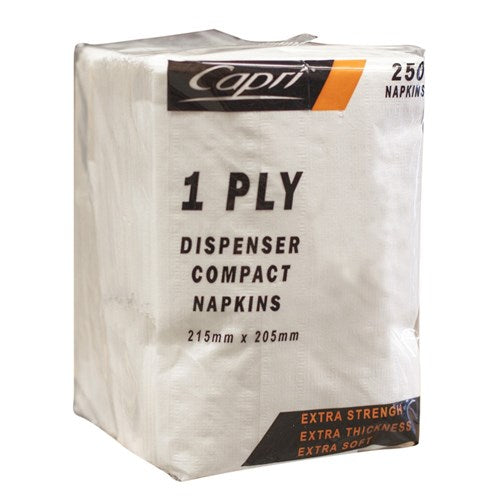 Napkin - Dispenser, Compact D Fold - White, c5000