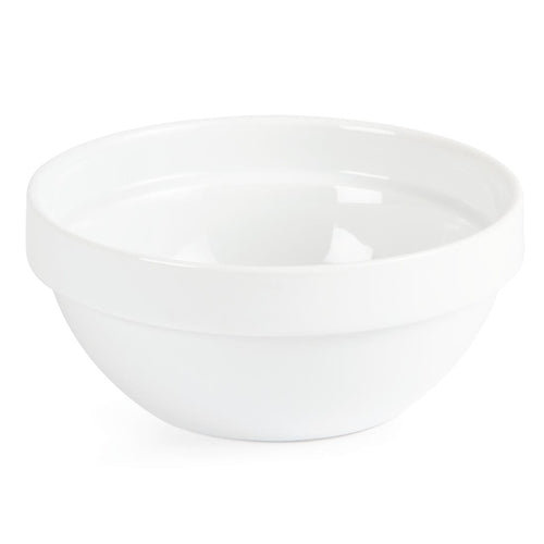 Olympia Stackable White Cereal Bowls 145mm, 540ml