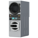 Domus DLT-18 TOUCH II E stacked washer dryer, angled view