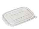 Lid - Rectangular PP Takeaway Bowl Kraft s50