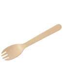 Wooden Spork 160mm, p100