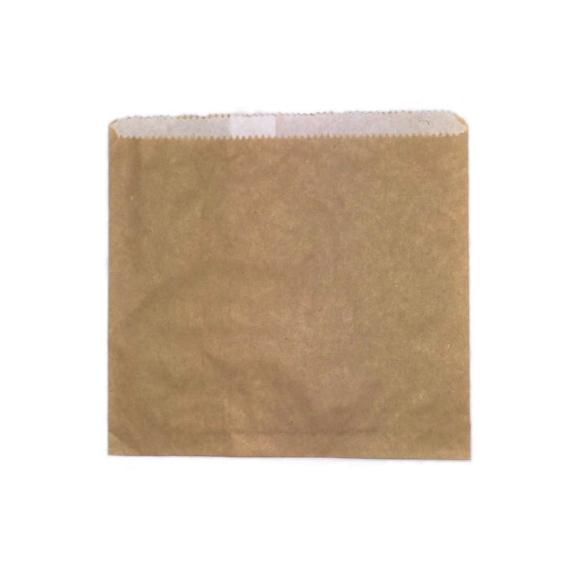 Greaseproof Lined Bag 265x200mm, Brown