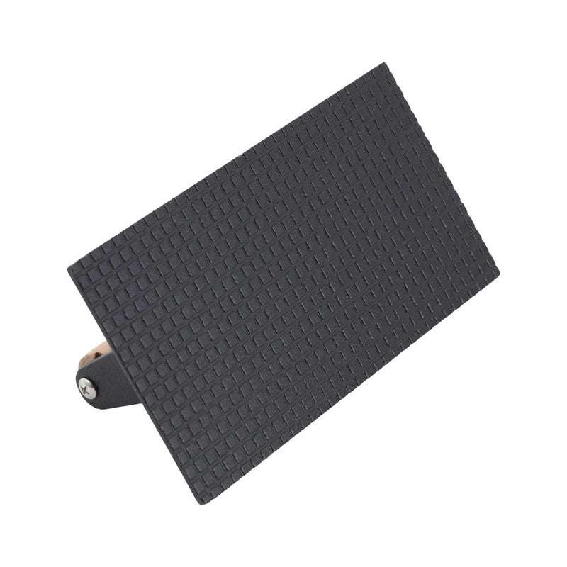 Rectangle Meat Press Cast Iron Wood handle 21x11x7cm