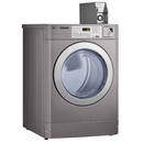 LG Giant C RN1329CN7P 10kg coin operated commercial gas dryer, angled view with coin box