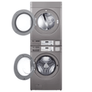 LG Giant C 10kg Stacked Electric Dryer / Dryer - Card Reader - doors open 