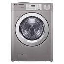 LG Titan C CWT29MDQRS-CARD 15kg cashless card operated commercial washer, front view with card reader
