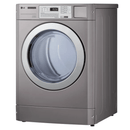 LG Titan C CDT29MUQES-CARD 15kg card operated electric dryer, angled side view
