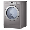 LG Titan C CDT29MUQNS 15kg non-coin commercial gas dryer, angled side view