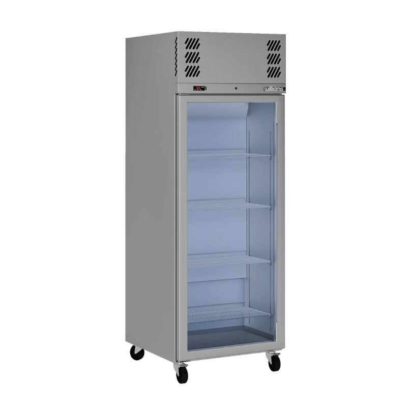 Pearl - 1 Door S/S Upright Display Freezer