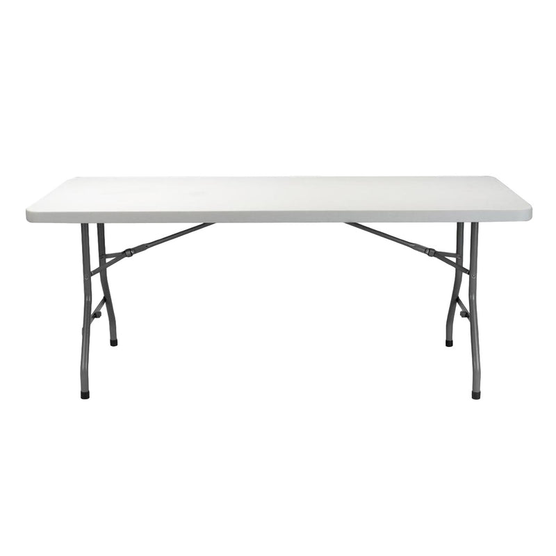 Manhattan Trestle Package - 10x Tables 1830 x 760mm Rectangle - with 1x Trolley