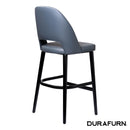 Semifreddo Stool - Black Legs/Anthracite Vinyl