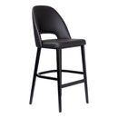 Semifreddo Stool - Black Legs/Black Vinyl