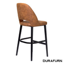 Semifreddo Stool - Black Legs/Tan Fabric