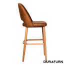 Semifreddo Stool - Trojan Oak Legs/Tan Fabric