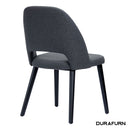 Semifreddo Chair - Black Legs/Anthracite Woven Fabric