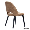 Semifreddo Chair - Black Legs/Mocha Fabric