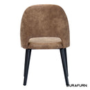 Semifreddo Chair - Black Legs/Mocha Fabric