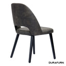 Semifreddo Chair - Black Legs/Charcoal Fabric