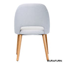 Semifreddo Chair - Trojan Oak Legs/ Light Grey Woven Fabric