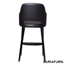 Sorbet Stool - Black Legs/Black Vinyl