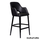 Sorbet Stool - Black Legs/Black Vinyl