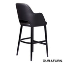Sorbet Stool - Black Legs/Black Vinyl