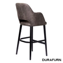 Sorbet Stool - Black Legs/Charcoal Premium Vinyl