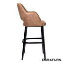 Sorbet Stool - Black Legs/Mocha Premium Vinyl