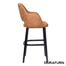 Sorbet Stool - Black Legs/Tan Premium Vinyl