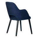 Sorbet Chair - Black Legs/Navy Woven Fabric