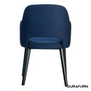 Sorbet Chair - Black Legs/Navy Woven Fabric